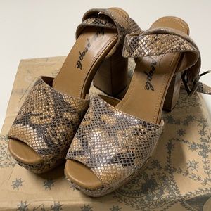 Free People platform sandals